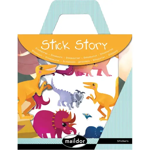 [AF007O] Stick Story, Dinosaures