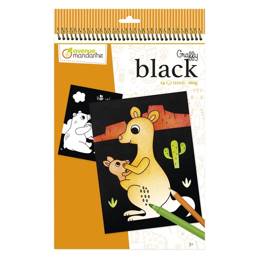 [GY158C] Graffy Black, Animaux du monde