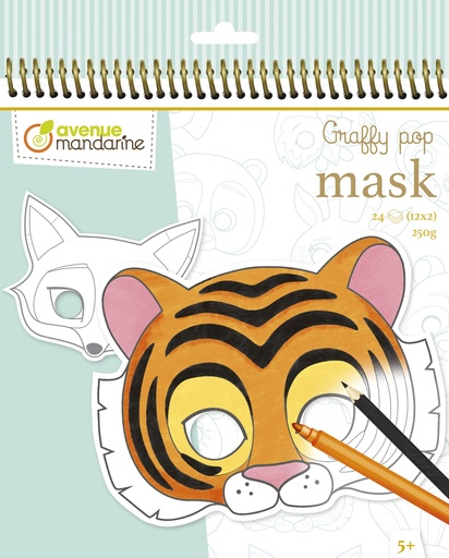 [GY023O] Graffy Pop Mask, Animaux