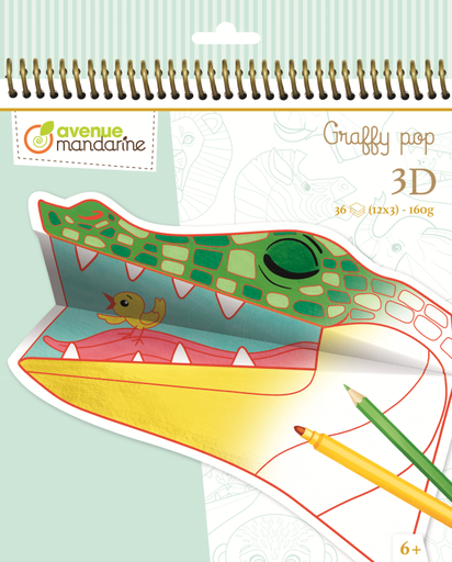 [GY107C] Graffy 3D, Animaux de la savane