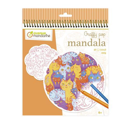 [GY142C] Graffy Mandala, Pêle Mêle Chats