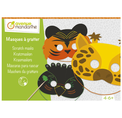 [KC141C] Boite créative, Masques à gratter