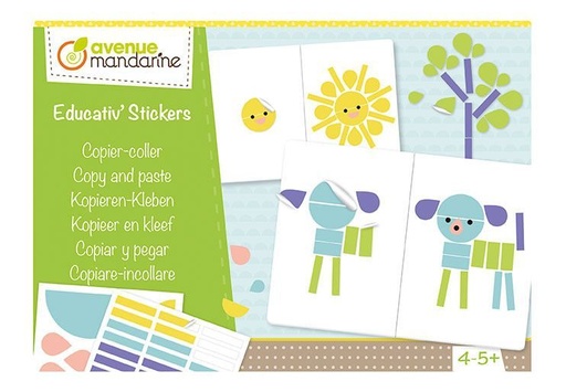 [KC103C] Boîte créative, Educativ' Stickers, Copier coller