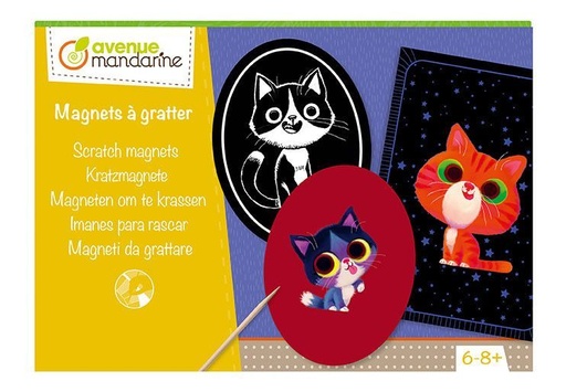 [KC094C] * Boîte créative, Magnets à gratter