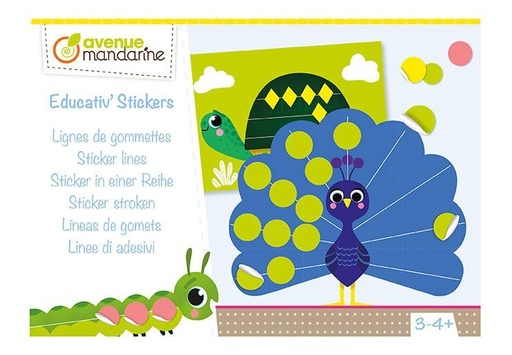 [KC101C] Boîte créative, Educativ' Stickers, Lignes de gommettes