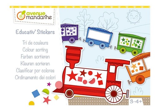 [KC102C] Boîte créative, Educativ' Stickers, Tri de couleurs