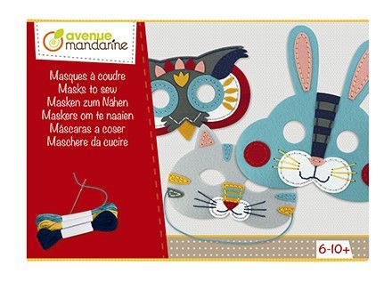 [KC046C] * Boîte créative, Masques à coudre