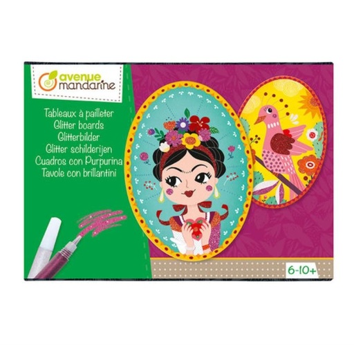 [KC068C] Creatieve box, Glitter schilderijen