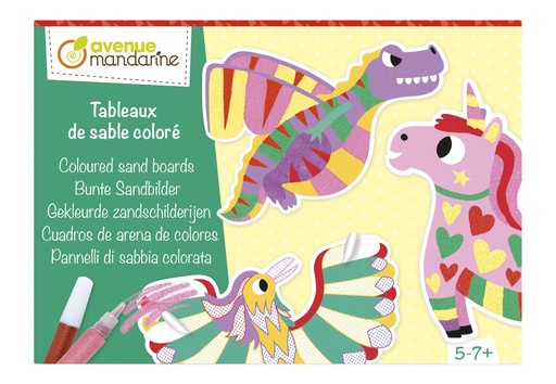 [KC137C] Creatieve doos, Gekleurd zand