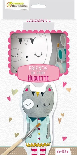 [PP033C] Friends to Paint, Huguette le Chat