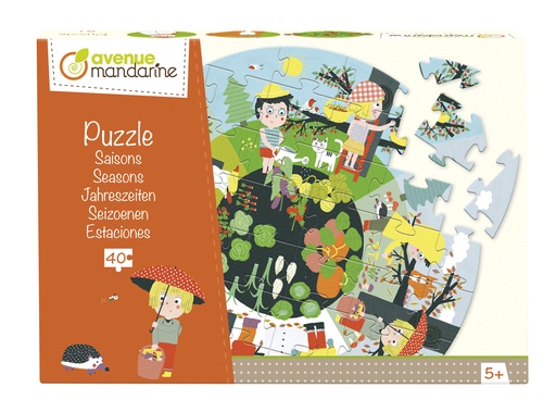 [PU007O] Puzzle éducatif, Les saisons