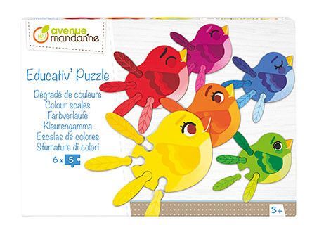[PU019C] Educativ' Puzzle, Dégradés de couleurs