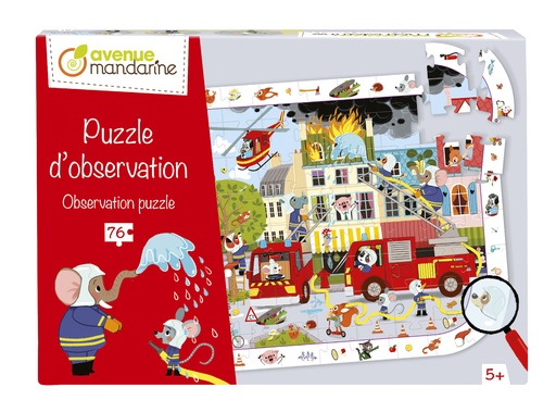 [PU022C] Puzzle d'observation, Pompiers