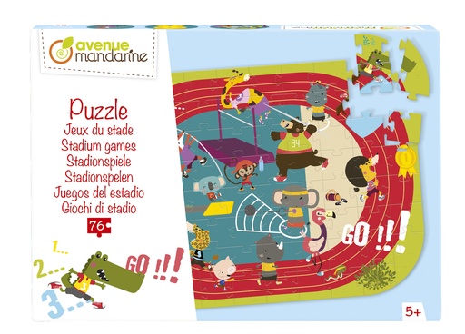 [PU023C] Puzzle éducatif, Jeux du stade