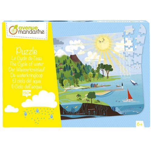 [PU025C] Puzzle éducatif, Le cycle de l'eau
