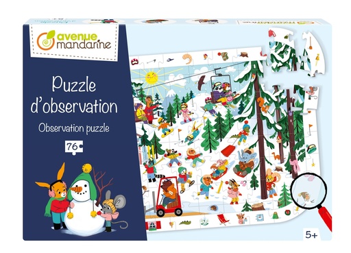 [PU028C] Puzzle d’observation, Vie à la montagne