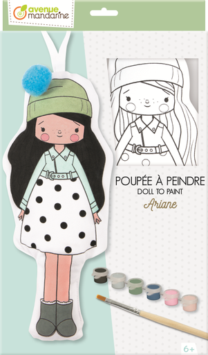 [PP038C] Poupée à peindre, Ariane