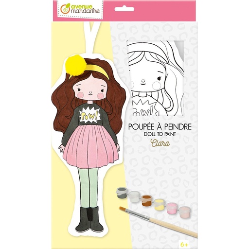 [PP042C] Poupée à peindre, Clara