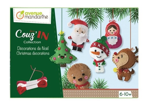 [KC062C] Boîte créative, Mini Couz'IN, Décorations de Noël