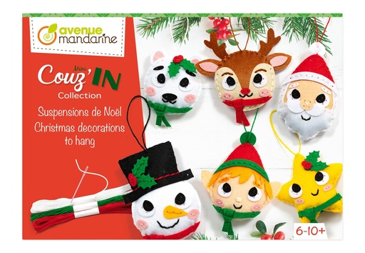 [KC157C] Boîte créative, Mini Couz'in suspensions de Noël