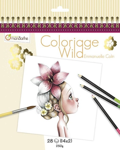 [GY065O] Carnet de coloriage Wild 1