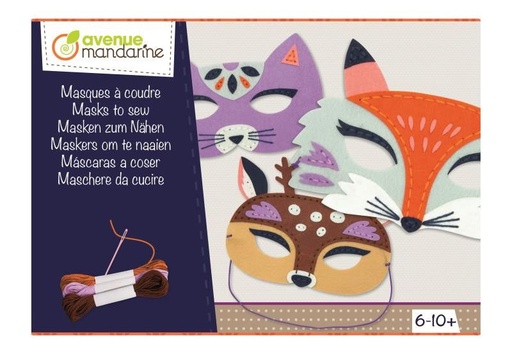 [KC093C] * Boîte créative, Masques à coudre
