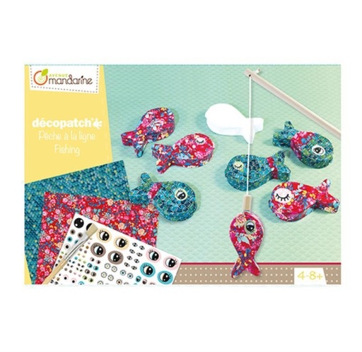 [KC041C] Boîte créative, Décopatch, Pêche à la ligne