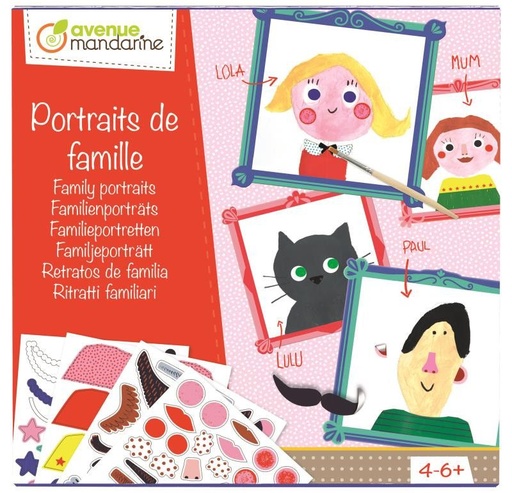[KC063C] Coffret créatif, Portraits de famille