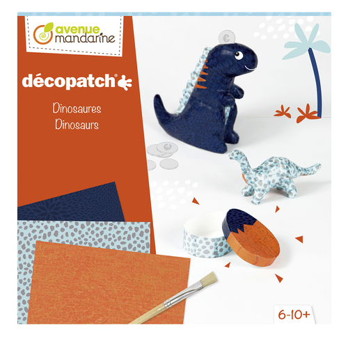 [KC114C] Coffret créatif, Décopatch, Dinosaures