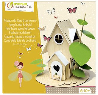 [CO174C] Coffret créatif, Maison de fées à construire