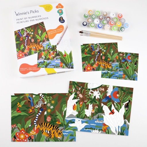 [WP-KIDPBN-2] Peinture numéro La jungle