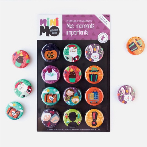 [FRFE-0012A] Mes moments importants (12 aimants)