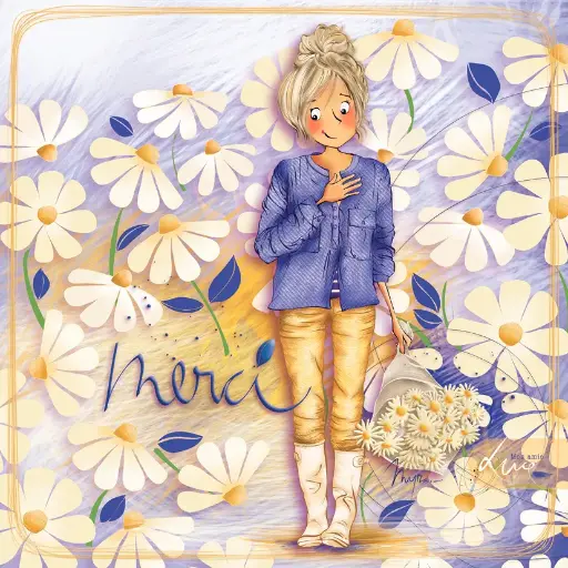 [CS 1188] CS 1188 - Carte Mon Amie Luce "Merci"