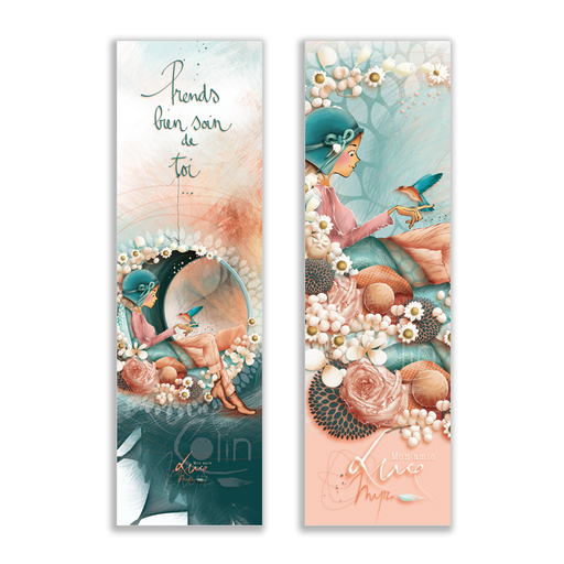 [MP 018] MP 018 Marque page Mon Amie Luce "Prends bien soin de toi"