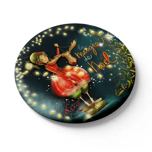 [MGN 044] MGN 044 - Magnet "La magie de Noël" Mon Amie Luce