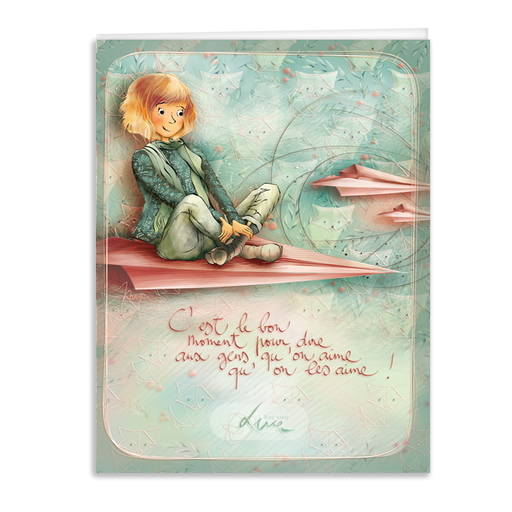 [CAR 898] CAR 898 Carnet A5  Mon Amie Luce "c'est le bon moment pour dire au gens..."